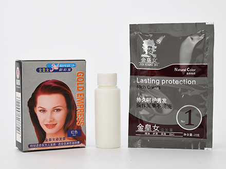 金皇女焗油染發(fā)膏-紅色